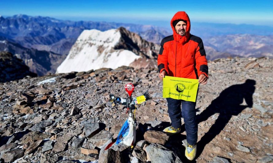 Зоран Николов од ПСК „Осогово“ – Кочани го искачи врвот Аконкагва, највисокиот врв во Аргентина 