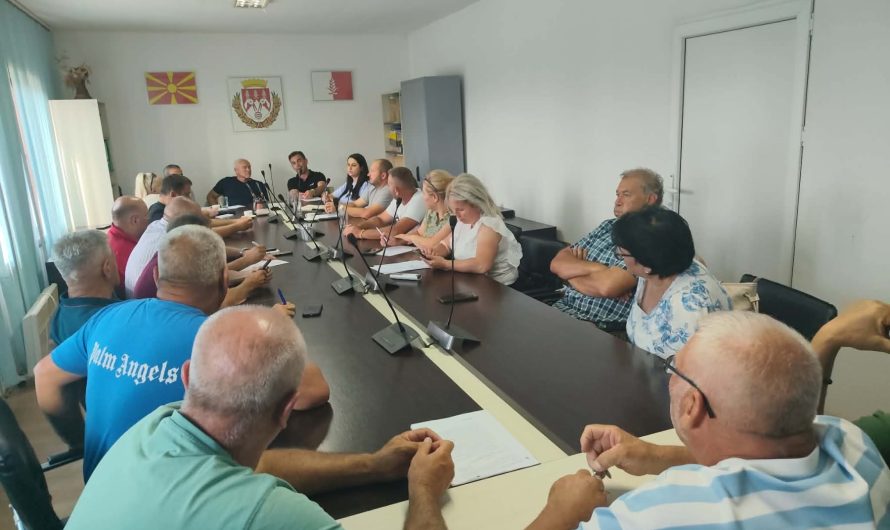 Министерот Борче Серафимовски во посета на Општина Чешиново-Облешево: Состојбата со сипаниците кај добитокот и  предизвиците на оризопроизводителите тема на разговор